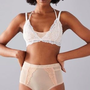 2 Lover Lace Bralettes 4 price of 1 Black & White bundle